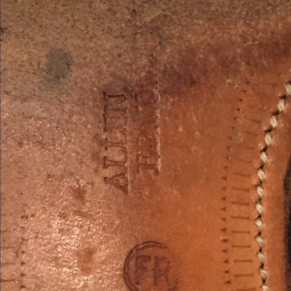 11.5 D sharkskin monk strap Allen Edmonds brown - Picture 6 of 8